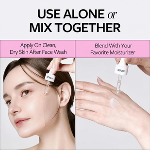 Mixed into moisturizer